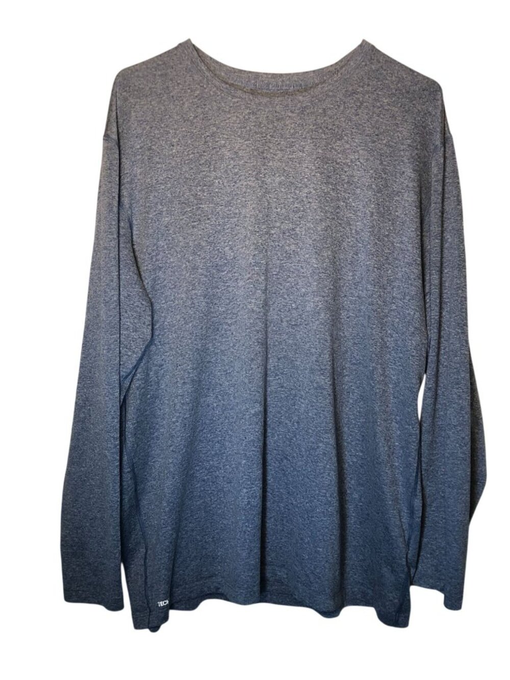 Eastern Mountain Sports Men's Techwick T-Shirt XXL Blue Long Sleeve Crewneck